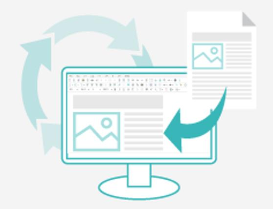 Synap Editor document import and compatibility illustration