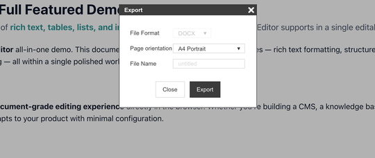 Exporting Back to Real Office Files