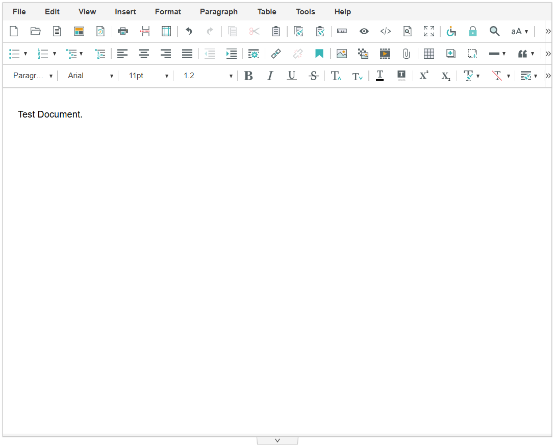 Editor example