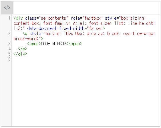 With CodeMirror