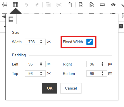 fixedWidth true