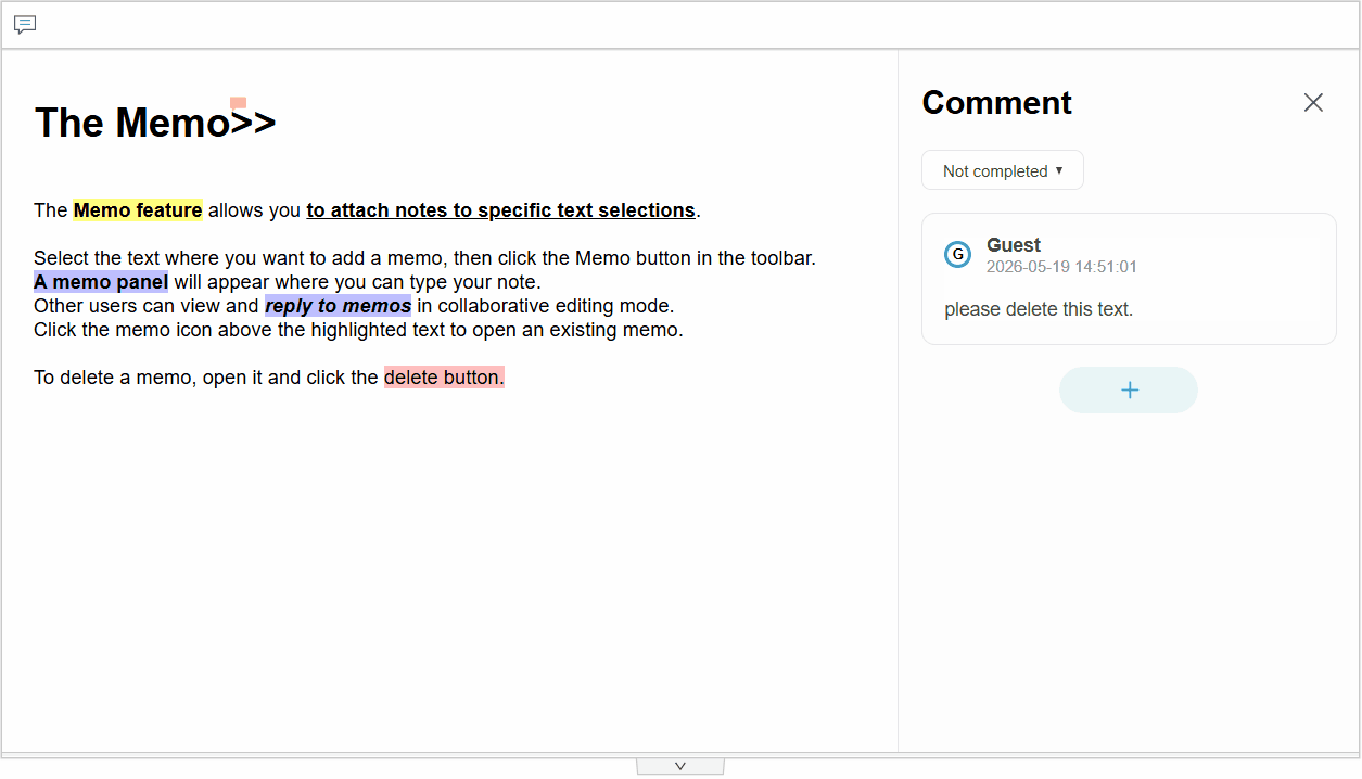 Edit comment