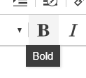 Bold tooltip (false)