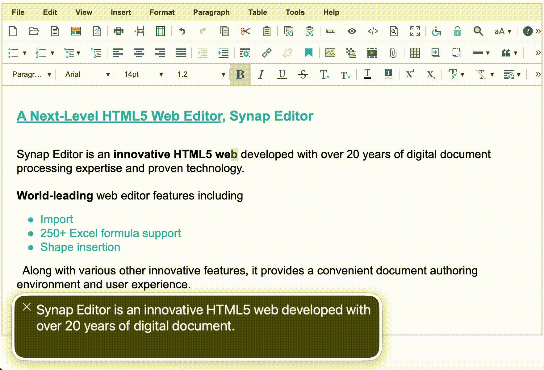 Delete text in selection state