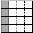Dashed Gray Column Header