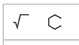 Math button on toolbar