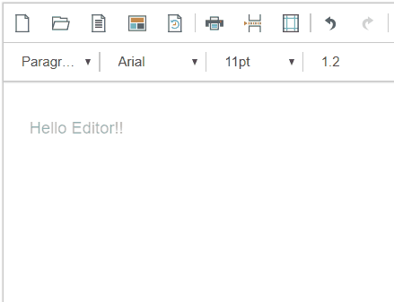 HTML setting example
