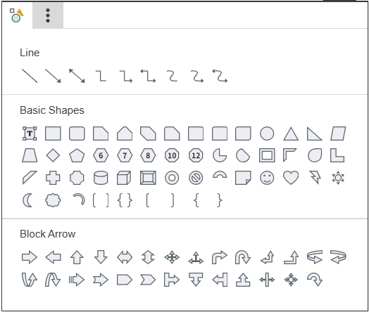 Shape editor — example 1