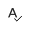 Spell checker icon