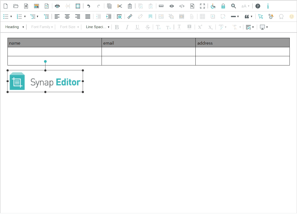 Web accessibility example
